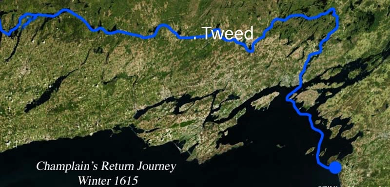 Champlain 1615 journey