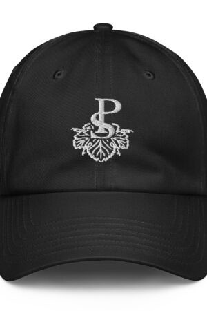 BLACK Under Armour® dad hat with WHITE Potter Settlement logo (Stealth hat!)