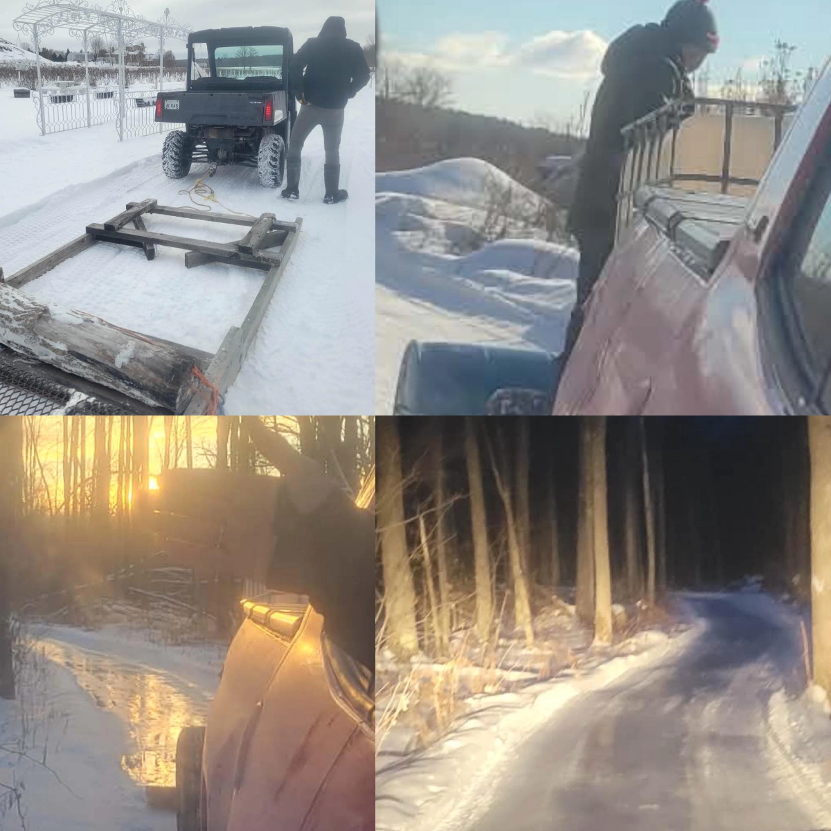 Building of our skating trail